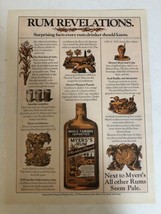 1970s Myers Rum Vintage Print Ad pa8 - $8.90