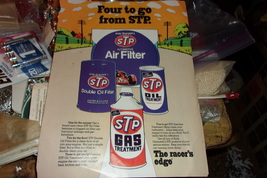 Full page vintage magazine advertisement for STP car care products - ear... - $10.00