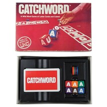 Catchword A Wild Word Game of Letter Cards and Cubes 1982 - $9.50
