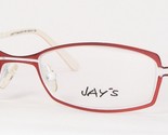 Vintage JAY&#39;S by TRENDS &amp; MORE 6276 RW Red /White UNIQUE EYEGLASSES 48-1... - €54,74 EUR