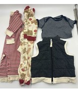 Burt’s Bee’s Baby Neutral Baby Bodysuits 3-6 Months 4 Piece Lot Organic ... - $20.57