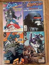 Lobo Lot 4 Dc Comics Paramilitary Christmas Special #1, LOBOCOP#1 &amp; Lobo #1&amp;3 Hg - £22.84 GBP