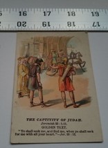 Home Treasure Captivity Of Judah Golden Text Little Ones Quarterly Lesson Card - £11.19 GBP