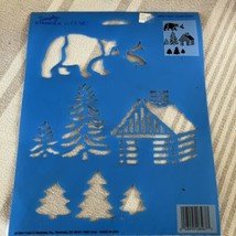 Simply Stencils By Plaid 28567 Bear Creek Cabin Stencil Crafting - $7.69