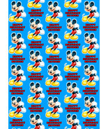 MICKEY MOUSE Personalised Gift Wrap - Disney Wrapping Paper - Personalized - £4.28 GBP