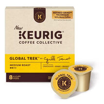 KEURIG COFFEE COLLECTIVE GLOBAL TREK MEDIUM ROAST KCUPS 8CT - $16.49