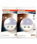 2 Ct Sylvania LED Automatic Night Light With Dual USB Ports 3000K Bright... - $38.40 CAD