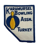 Karamursel Bowling Association Turkey Vintage Patch - £13.60 GBP