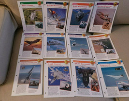 Lot of 12 Cards Aircraft of the World by International Masters Publishers 1997 F - £8.59 GBP