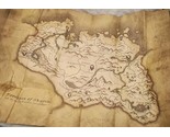 Province Of Skyrim Canvas Style Map 26&quot; X 19&quot;  - £38.91 GBP