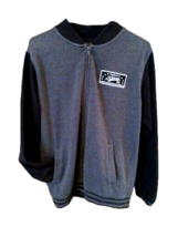 DC Shoe Co USA Graphic Dark Gray  Full Zip Sweatshirt Jacket Size Small - £16.33 GBP