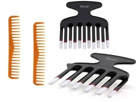 2 Pieces 22-Teeth Wide Tooth Comb Detangling Comb Or Double Piks - £1.91 GBP+
