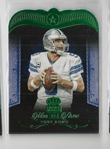 TONY ROMO    2015 PANINI CROWN ROYALE   #MA 5  MEN AT ARMS   nrmt  GREEN... - $2.87