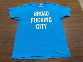 Comedy Central “Broad F*cking City” Men’s Blue T-Shirt - Large - £17.31 GBP