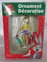 1998 Looney Tunes Bugs Girl Lola Bunny Rabbit Christmas Shopping Ornament  - £15.21 GBP