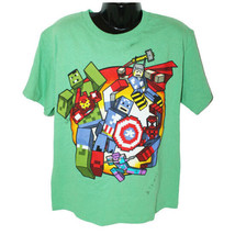Kids Small Tee Shirt - Avengers Cartoon Block Style - Marvel Comics T-Sh... - $4.00
