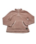 Outdoor Kids Sweater Girls Large Pink Casual Pullover Sweatshirt Teddy F... - £17.15 GBP