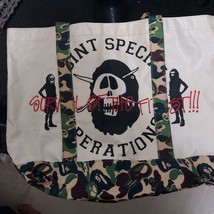 A BATHING APE x STUSSY Collaboration Tote Bag MOOK - £83.83 GBP