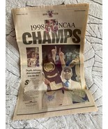 Cincinnati Enquirer 1998 NCAA Champs UK Wildcats Souvenir Section - £7.21 GBP