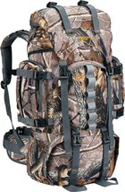 Large Hunting Backpack Hunter Pack 60L 80L Camo Load Reducing Bag w Rain Cover - £117.71 GBP