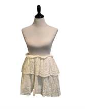 EYELET MINI SKIRT - $67.00