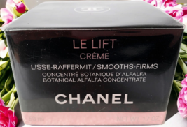 Chanel Le Lift Creme Smooths Firms Botanical Concentrate 1.7oz Sealed Exp 12/26 - £91.89 GBP