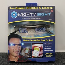 Mighty Sight - LED Magnifying Eyewear Glasses 160% Magnification As Seen... - $16.82