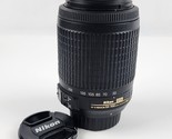 Nikon Zoom lens NIKKOR 55-200mm f/1.4-5.6 DX SWM ED IF  w/ 2-Caps &amp; Padd... - $89.09
