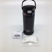 Thermos Kid&#39;s 12 oz. Funtainer Insulated Thermos Water Bottle -Black -Never Used - £10.74 GBP