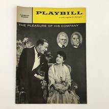 1959 Playbill Longacre Theatre Present The Pleasure Of His Company by M Ritchard - £11.30 GBP