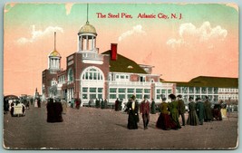 The Steel Pier Atlantic City New Jersey NJ UNP Unused DB Postcard J11 - £5.49 GBP