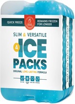 Slim And Long-Lasting Reusable Ice Packs For Lunch Bags And Cooler Bags | - $31.96
