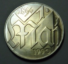 EAST GERMANY DDR 10 MARKS COIN 1990 FIRST OF MAY UNC RARE - £19.12 GBP