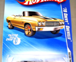 2010 Hot Wheels #136 Faster Than Ever 8/10 &#39;70 CHEVY CHEVELLE Gold w/FTE... - $11.50