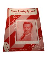 1948 You&#39;re Breaking My Heart / Sheet Music / Vic Damone Cover H5 - $8.90