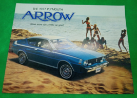 Original 1977 Plymouth Arrow Sales Brochure 77 160 GS GT Fc3 - £8.67 GBP