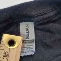 Gildan Softstyle Black Voters Matters Men's Black & White Graphic T-Shirt Sz 2XL image 3