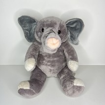 Build A Bear Grey Elephant Plush BAB Gray Wild Stuffed Animal 11&quot; - £13.38 GBP