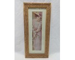 Gallery Graphics Victorian Maiden Framed Print 5 1/4&quot; X 12&quot; - £31.74 GBP