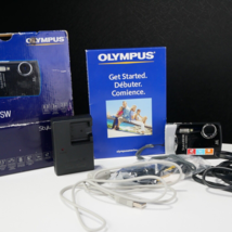Olympus Stylus 850 SW 8.0MP Waterproof Digital Camera - Black *GOOD W BOX* - $48.46
