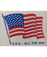 U.S.A.  ALL THE WAY Sticker - $1.95
