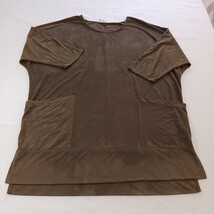 Mittoshop Front Pockets Women’s Brown Blouse Shirt Measured Size Chest 50 Inches image 4