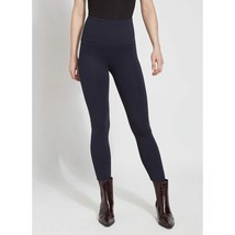 Lysse 1519 Signature Center Seam Ponte Knit Shaping Leggings Navy Blue S... - £24.08 GBP