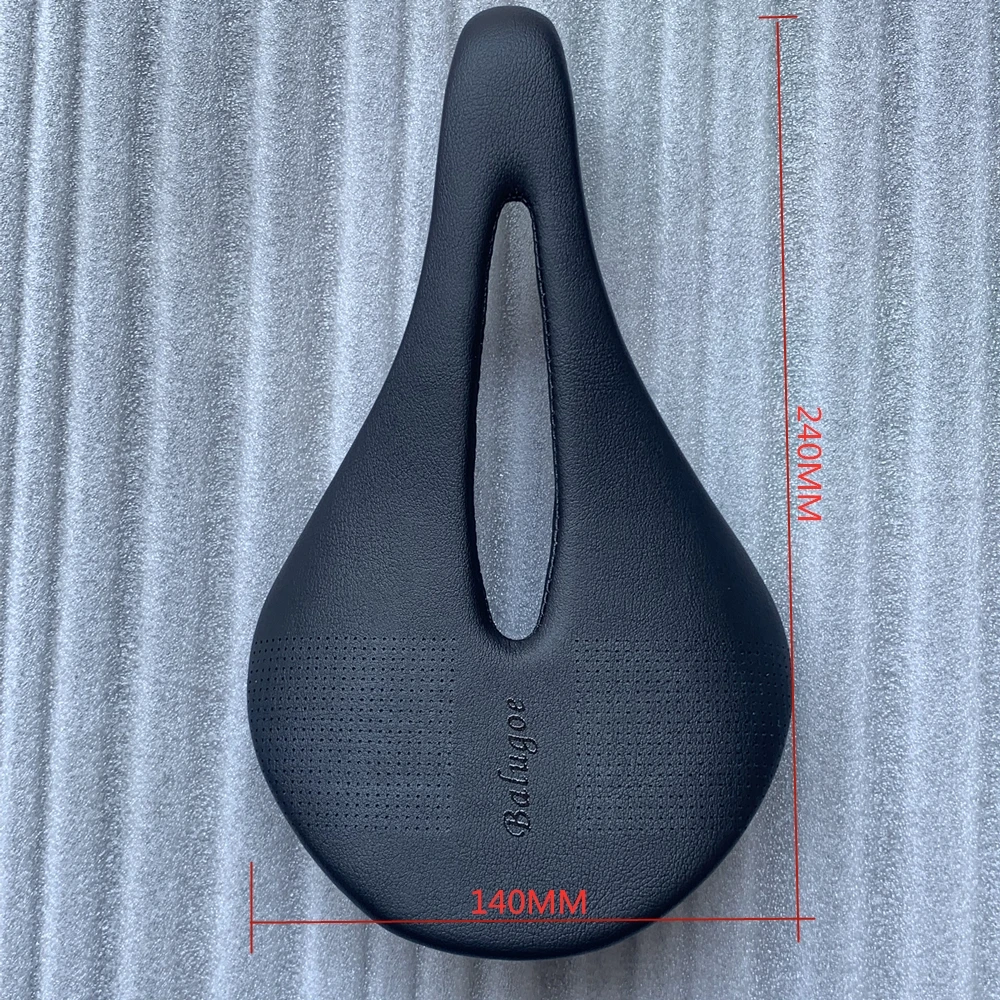 The New BALUGOE +Leather Road Bike Saddle MTB Bicycle Saddles Mountain Bike Raci - $137.00