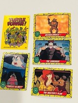 Teenage Mutant Ninja Turtles Trading Cards Lot sticker Mirage Topps TMNT vtg N11 - £14.79 GBP