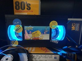 Retro VHS Lamp,SpongeBob SquarePants,Top Quality Amazing Gift For Any Mo... - £14.94 GBP