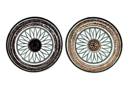 Cavalier Ironstone Casa Del Sol BREAD PLATE Royal China Brown Sunflower 6.25 in. - £3.85 GBP