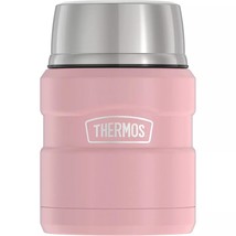 THERMOS ICON Vacuum-Insulated Food Jar with Spoon, 16 Ounce, Matte Rose - $47.99