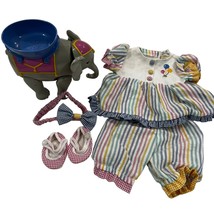 Bitty Baby American GIrl Seersucker Circus Outfit Set with Elephant - £48.95 GBP