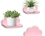 Pink Small Floating Shelves Mini Cloud Shelves Hanging Display 6 Inch, 3... - $31.96